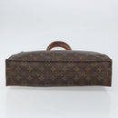 LOUIS VUITTON Monogram Sac Plat Hand Bag M51140 LV Auth BA9730-5