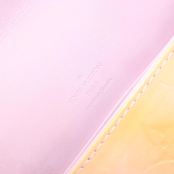 LOUIS VUITTON Vernis Thompson Street Bag Marshmallow Pink M91070 LV Auth BA9732