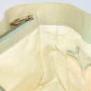 CELINE Boogie Hand Bag Leather Green Gold Auth BA9733-19
