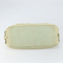 CELINE Boogie Hand Bag Leather Green Gold Auth BA9733-9