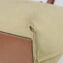 LOEWE Anagram Tote Bag Canvas Beige Auth BA9735-9