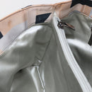 Salvatore Ferragamo Tote Bag Satin Beige Silver Auth BA9737-17