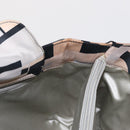 Salvatore Ferragamo Tote Bag Satin Beige Silver Auth BA9737-20