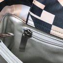 Salvatore Ferragamo Tote Bag Satin Beige Silver Auth BA9737-22