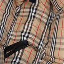 BURBERRY Nova Check Pet Carry Canvas Beige Silver Auth BA9738-10