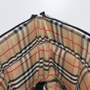 BURBERRY Nova Check Pet Carry Canvas Beige Silver Auth BA9738-20