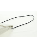 CHANEL Matelasse Cambon Line Shoulder Bag Leather White Black CC Auth BA9742V-14