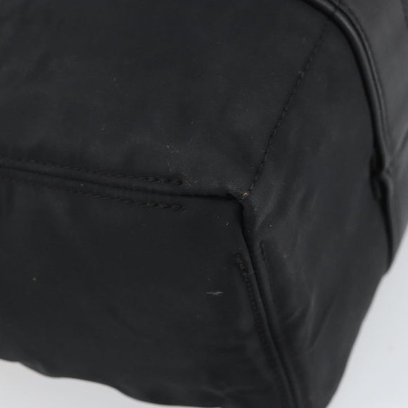 HERMES Acape Luco PM Handtasche Nylon Schwarz Auth BA9743