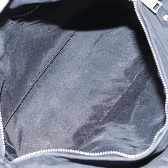 HERMES Acape Luco PM Hand Bag Nylon Black Auth BA9743