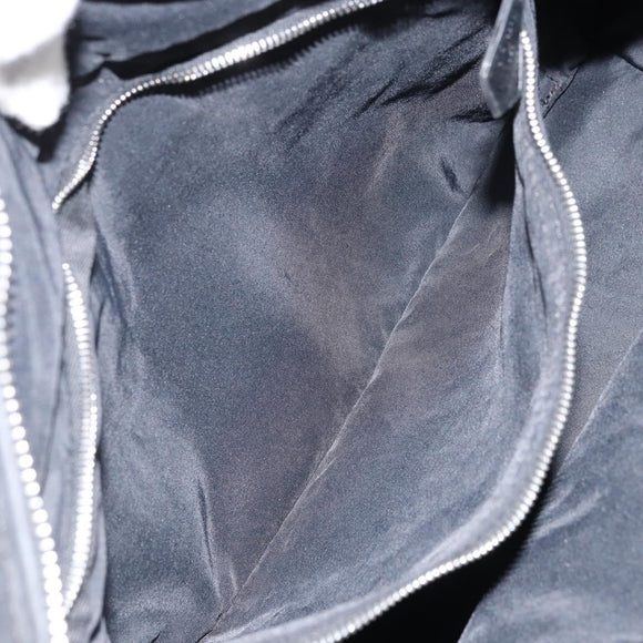 HERMES Acape Luco PM Hand Bag Nylon Black Auth BA9743