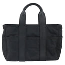 HERMES Acape Luco PM Hand Bag Nylon Black Auth BA9743-13