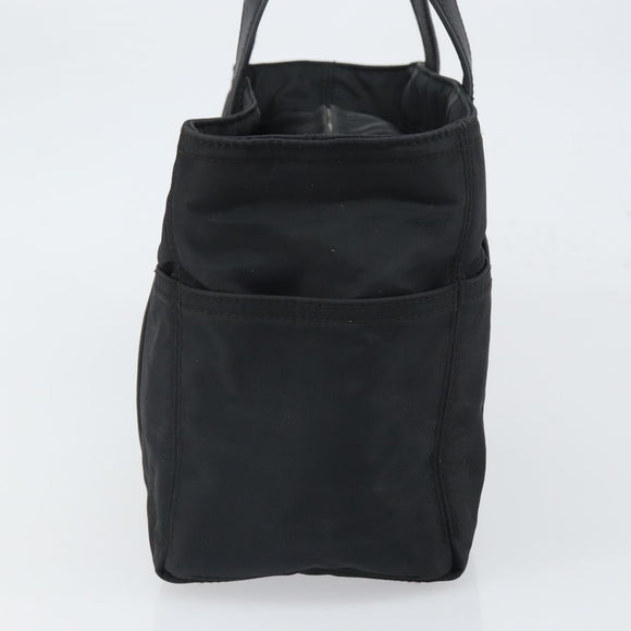 HERMES Acape Luco PM Handtasche Nylon Schwarz Auth BA9743