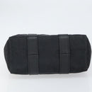 HERMES Acape Luco PM Hand Bag Nylon Black Auth BA9743-5