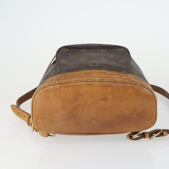 LOUIS VUITTON Monogram Montsouris MM Rucksack M51136 LV Auth BA9748A
