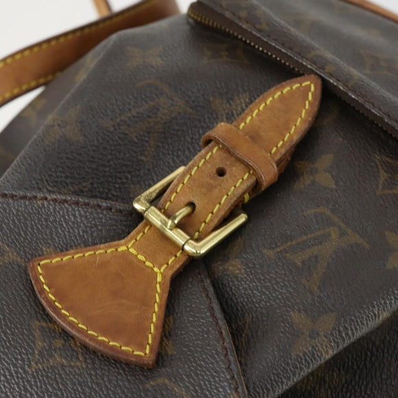 LOUIS VUITTON Monogram Montsouris MM Rucksack M51136 LV Auth BA9748A