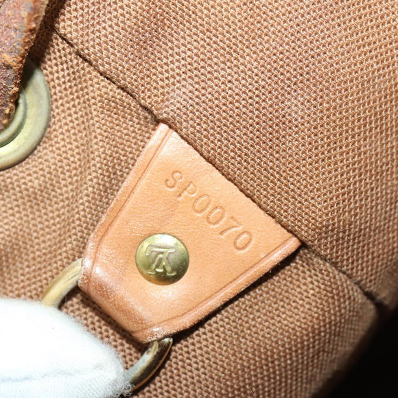 LOUIS VUITTON Monogram Montsouris MM Rucksack M51136 LV Auth BA9748A