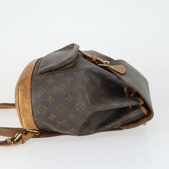 LOUIS VUITTON Monogram Montsouris MM Rucksack M51136 LV Auth BA9748A