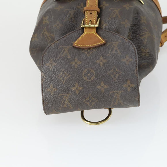 LOUIS VUITTON Monogram Montsouris MM Rucksack M51136 LV Auth BA9748A