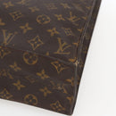 LOUIS VUITTON Monogram Sac Plat Hand Bag M51140 LV Auth BA9754-10