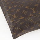 LOUIS VUITTON Monogram Sac Plat Hand Bag M51140 LV Auth BA9754-13