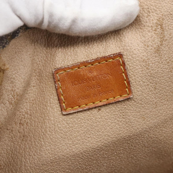 LOUIS VUITTON Monogram Sac Plat Hand Bag M51140 LV Auth BA9754
