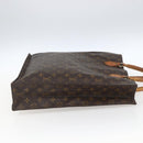 LOUIS VUITTON Monogram Sac Plat Hand Bag M51140 LV Auth BA9754-5