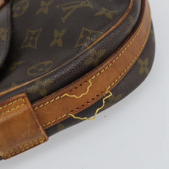 LOUIS VUITTON Monogram Jeune Fille GM Shoulder Bag M51225 LV Auth BA9756