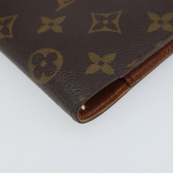 LOUIS VUITTON Monogram Agenda PM Day Planner Cover R20005 LV Auth BA9758