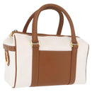 GUCCI Micro GG Supreme Hand Bag PVC White Gold 000 39 0158 Auth BA9761-1