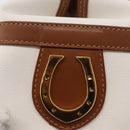 GUCCI Micro GG Supreme Hand Bag PVC White Gold 000 39 0158 Auth BA9761-14