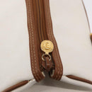 GUCCI Micro GG Supreme Hand Bag PVC White Gold 000 39 0158 Auth BA9761-15