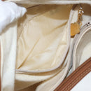 GUCCI Micro GG Supreme Hand Bag PVC White Gold 000 39 0158 Auth BA9761-24