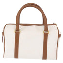 GUCCI Micro GG Supreme Hand Bag PVC White Gold 000 39 0158 Auth BA9761-3