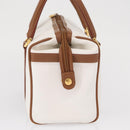 GUCCI Micro GG Supreme Hand Bag PVC White Gold 000 39 0158 Auth BA9761-4