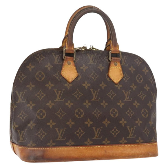 LOUIS VUITTON Monogram Alma Hand Bag M51130 LV Auth BA9765