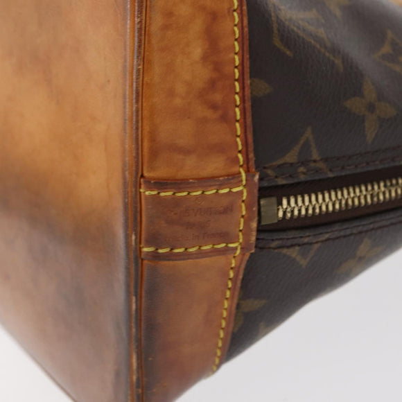 LOUIS VUITTON Monogram Alma Hand Bag M51130 LV Auth BA9765