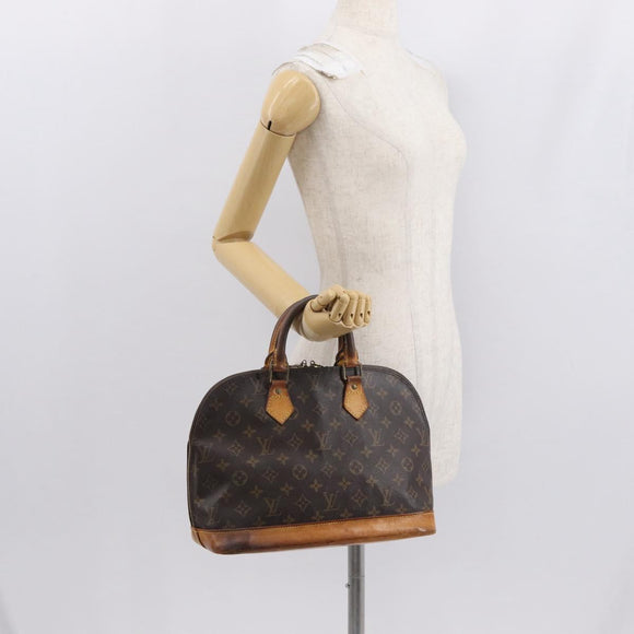 LOUIS VUITTON Monogram Alma Hand Bag M51130 LV Auth BA9765