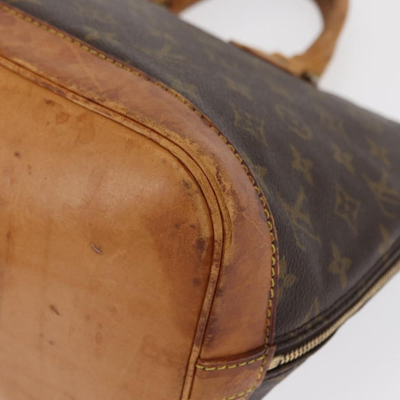 LOUIS VUITTON Monogram Alma Hand Bag M51130 LV Auth BA9766