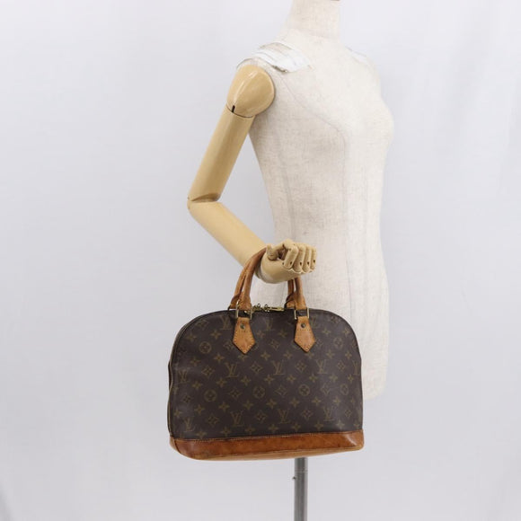 LOUIS VUITTON Monogram Alma Hand Bag M51130 LV Auth BA9766