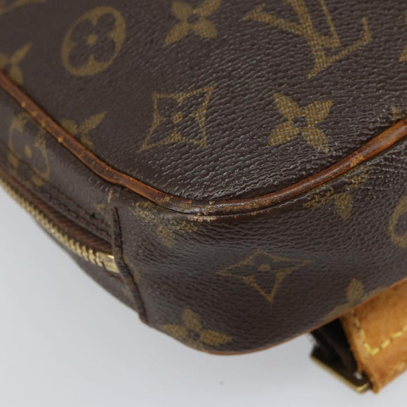 LOUIS VUITTON Monogram Pochette Gange Shoulder Bag M51870 LV Auth BA9769