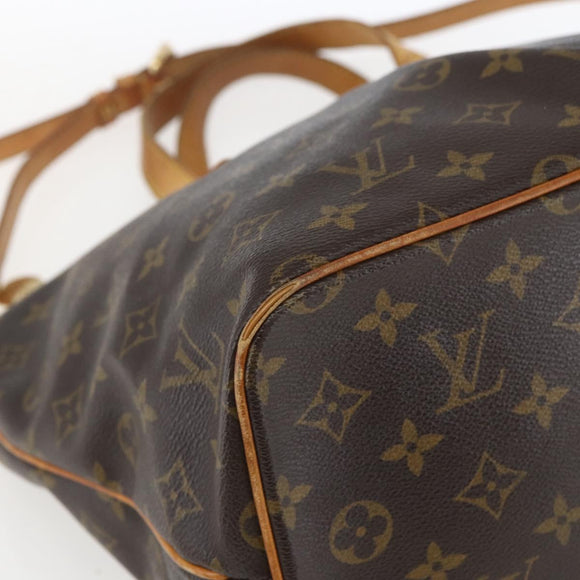 LOUIS VUITTON Monogram Palermo PM Tote Bag M40145 LV Auth BA9770