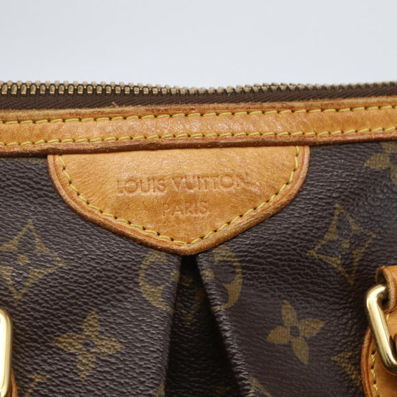 LOUIS VUITTON Monogram Palermo PM Tote Bag M40145 LV Auth BA9770