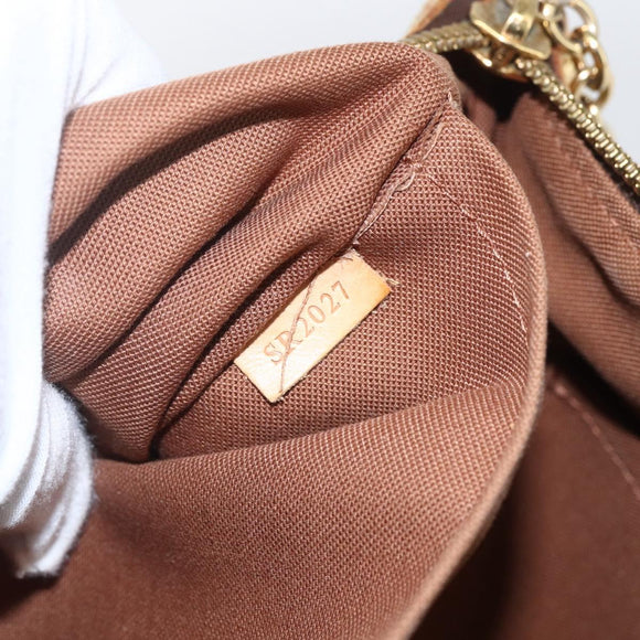 LOUIS VUITTON Monogram Palermo PM Tote Bag M40145 LV Auth BA9770