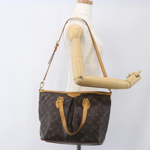 LOUIS VUITTON Monogram Palermo PM Tote Bag M40145 LV Auth BA9770