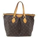 LOUIS VUITTON Monogram Palermo PM Tote Bag M40145 LV Auth BA9770-2