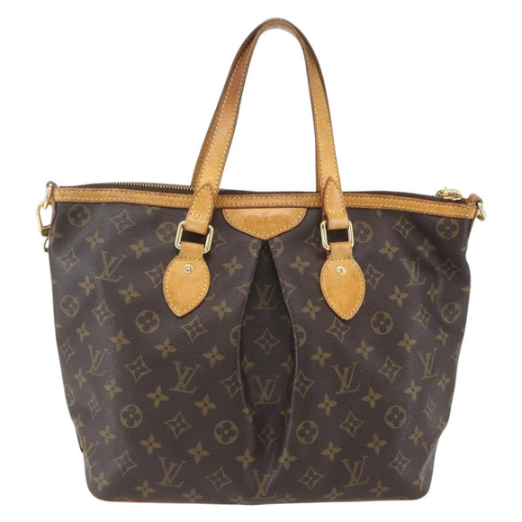 LOUIS VUITTON Monogram Palermo PM Tote Bag M40145 LV Auth BA9770
