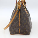 LOUIS VUITTON Monogram Palermo PM Tote Bag M40145 LV Auth BA9770-4