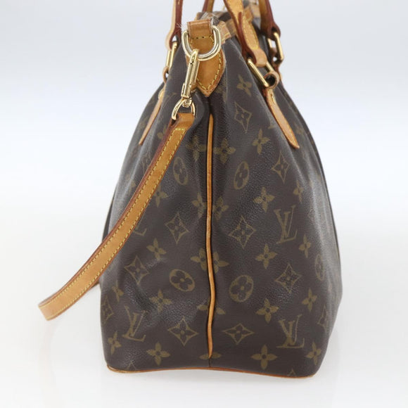 LOUIS VUITTON Monogram Palermo PM Tote Bag M40145 LV Auth BA9770