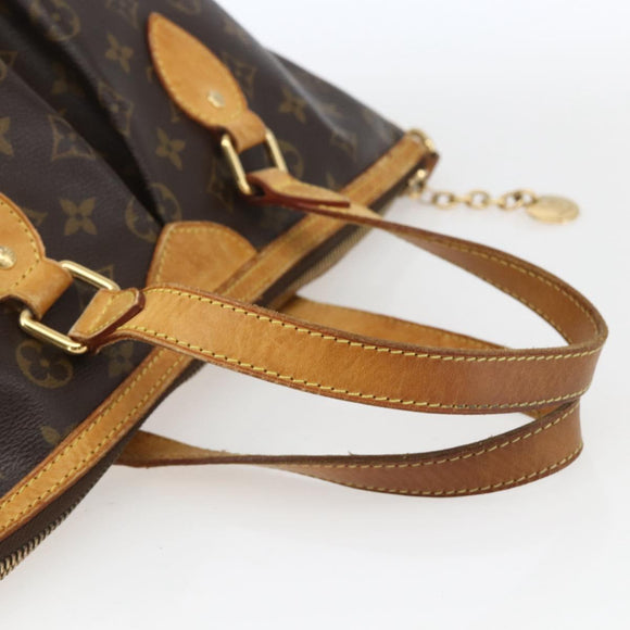 LOUIS VUITTON Monogram Palermo PM Tote Bag M40145 LV Auth BA9770