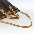 LOUIS VUITTON Monogram Palermo PM Tote Bag M40145 LV Auth BA9770-8